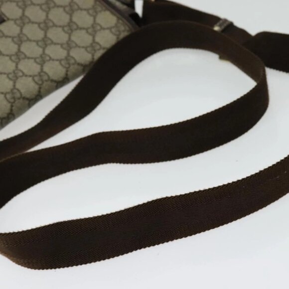 GUCCI GG Supreme Shoulder Bag PVC Beige Silver 223666 Auth ep10605 - Picture 8 of 16